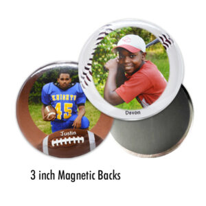 Magnetic Back - 3 Inch Photo Button